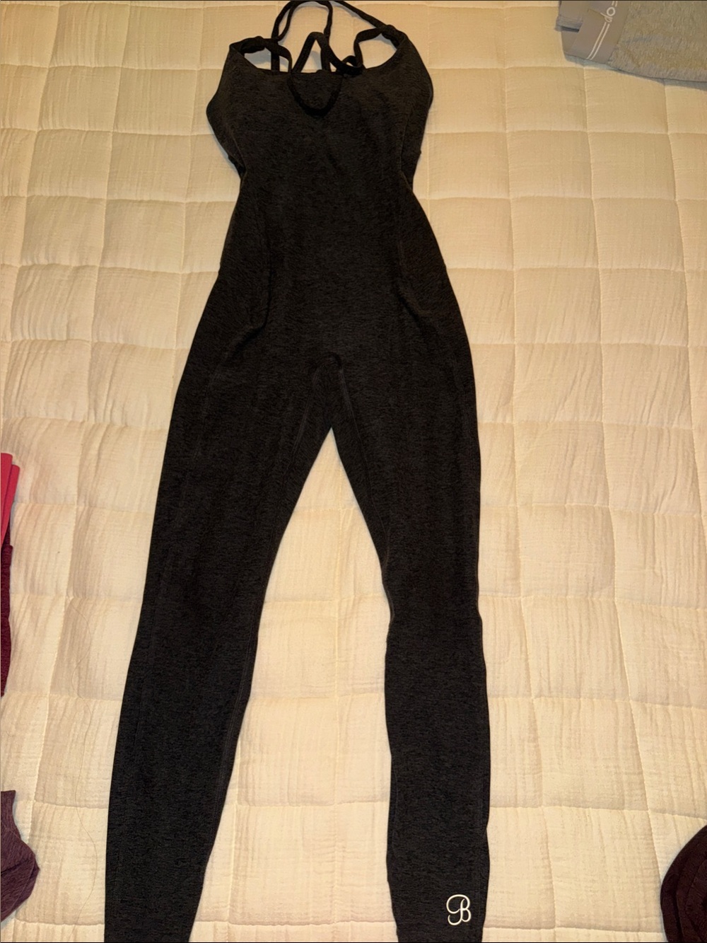 Charcoal Gray Bombshell Sportswear Strappy with Women's Jumpsuit
